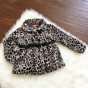 Penelope Mack Leopard Coat Size 4T